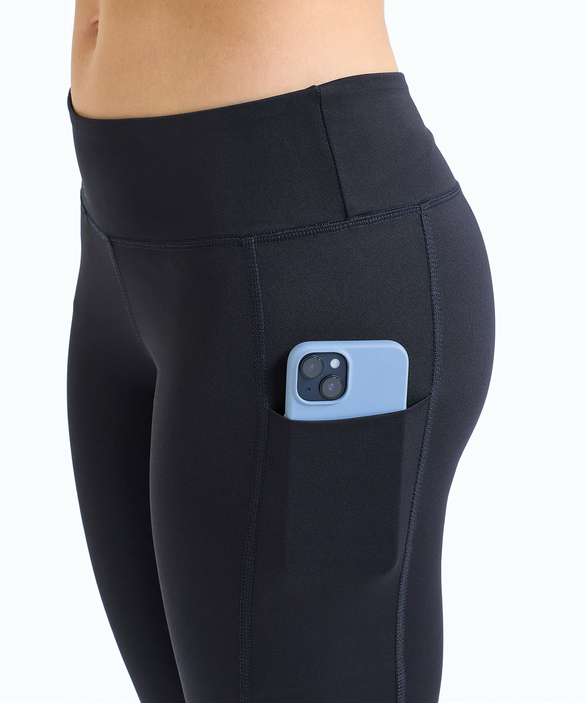 Women's TriDri® performance leggings with pockets bedrucken oder besticken lassen – Produktansicht 5